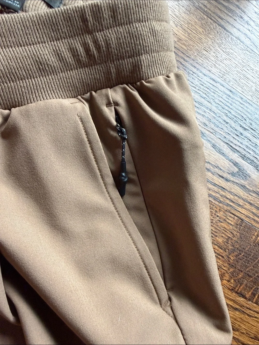 FLX Men's Small Brown Taupe Jogger Sweatpants - Everyday Comfort